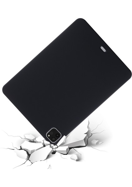 Düz ​​renk Sıvı Silikon iPad Pro 11 Inç (2022 2020 2018) SIYAH Tablet Kılıfı (Yurt Dışından) fırsatları
