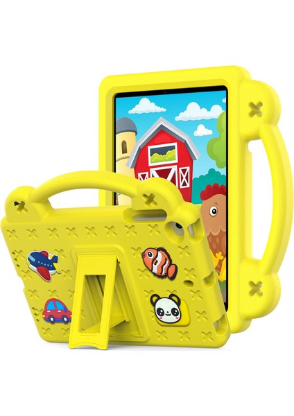 iPad Mini (2019) 7.9 Inç ipad Mini 4 3 2 1 Drop Proof Tekme Standı El Kavrama Koruyucu Tablet Kılıfı (Yurt Dışından)