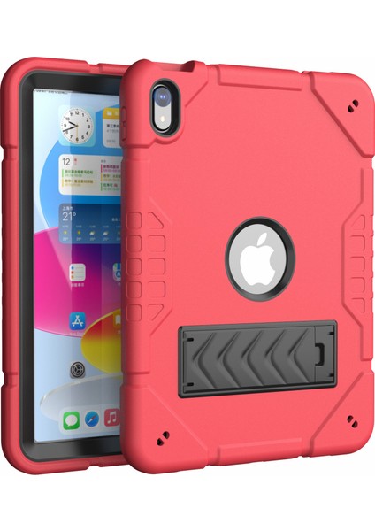 iPad 10.9 (2022) Standı Tpu Pc Kaymaz Koruyucu Tablet Kılıfı (Yurt Dışından)