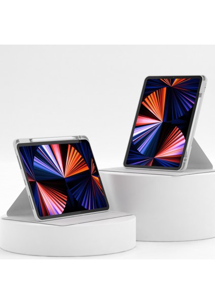 iPad Air 11 (2024) AIR (2022 2020 2020 2021 2022) Pu Deri Akrilik Tpu Tablet Kılıfı (Yurt Dışından)