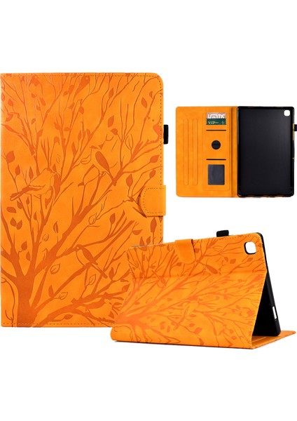 iPad 10.2 (2019 2020 2021) Baskılı Deri Stand Kart Tutucu Haki Tablet Kılıfı (Yurt Dışından)