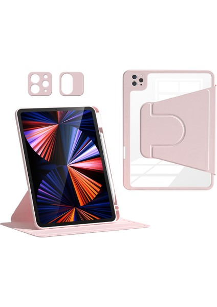 iPad Air 11 (2024) AIR (2022 2020 2020 2021 2022) Pu Deri Akrilik Tpu Tablet Kılıfı (Yurt Dışından)