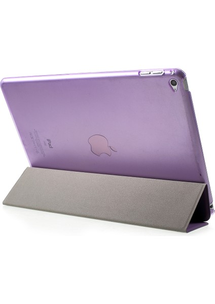iPad Air 2 Üç Katlı Standlı Pu Deri Çift Açılı Stand Tamı Tablet Kılıfı (Yurt Dışından)