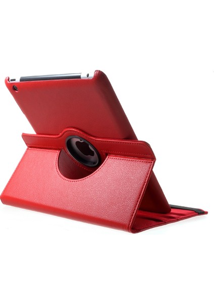 Litchi Deri Pu Deri 360 Derece Döner Standı Folio iPad 4 3 2 Elastik Bantlı Tablet Kılıfı (Yurt Dışından) fırsatları
