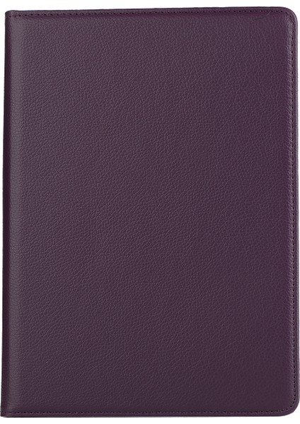 iPad 9.7 (2018 2017) Litchi Tahıl 360 Derece Döner Stand Akıllı Deri Tablet Kılıfı (Yurt Dışından)