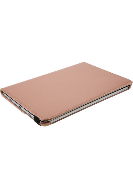 iPad Pro 12.9 (2022 2021 2020 2018) 360 Döner Standlı Litchi Deri Tablet Kılıfı (Yurt Dışından)