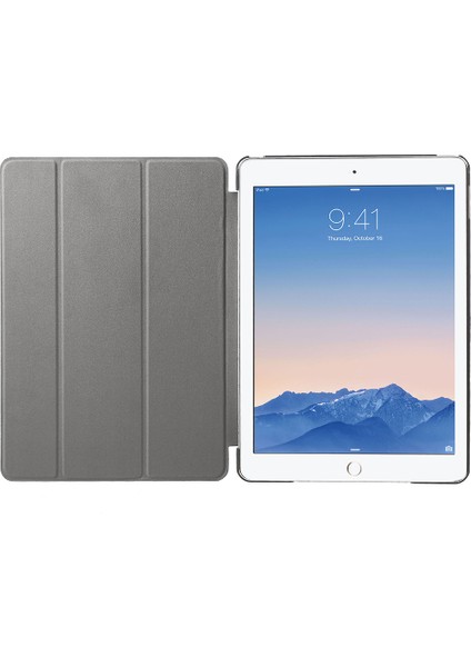 iPad Air 2 Üç Katlı Standlı Pu Deri Çift Açılı Stand Tamı Tablet Kılıfı (Yurt Dışından) fırsatları