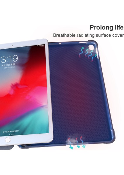 iPad 10.2 (2019 2020 2021) Origami Akıllı Deri ( Tpu apple Pencil Saklama Oluklu) Tablet Kılıfı (Yurt Dışından) indirimleri