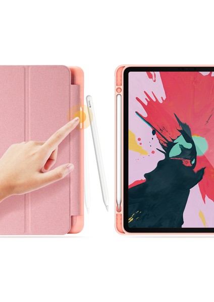 Pu Deri Tpu Geri Üç Katlı Stand Otomatik Uyku uyandırma iPad Pro Kalem Tutucu ile 11 Tablet Kılıfı (Yurt Dışından) modelleri
