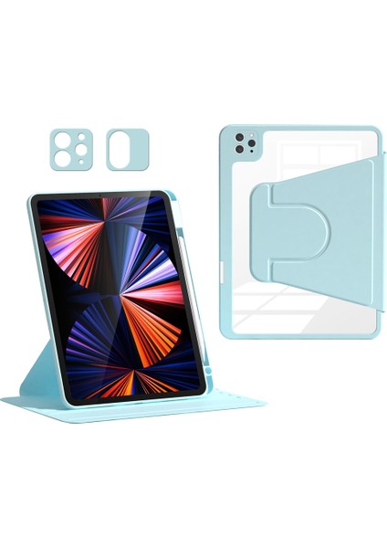 iPad Air 11 (2024) AIR (2022 2020 2020 2021 2022) Pu Deri Akrilik Tpu Tablet Kılıfı (Yurt Dışından)