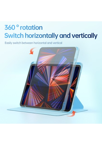 iPad Air 11 (2024) AIR (2022 2020 2020 2021 2022) Pu Deri Akrilik Tpu Tablet Kılıfı (Yurt Dışından)