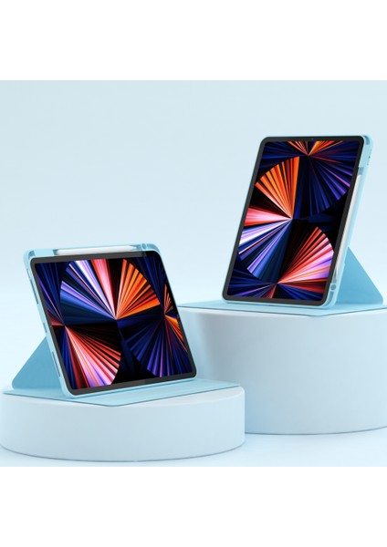 iPad Air 11 (2024) AIR (2022 2020 2020 2021 2022) Pu Deri Akrilik Tpu Tablet Kılıfı (Yurt Dışından)