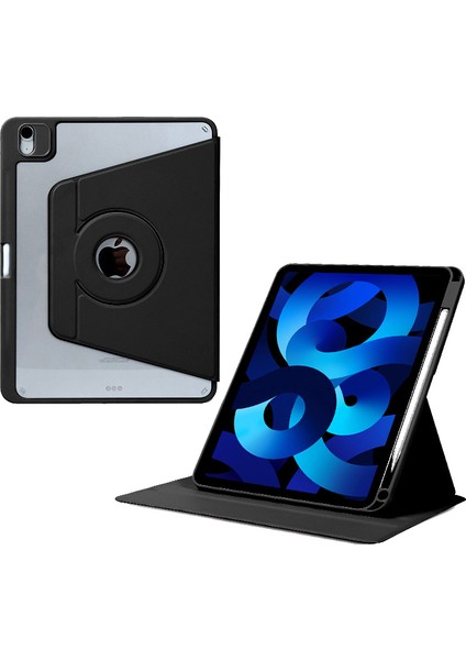 iPad Air 11 (2024) Ayrılabilir Pc Tpu Deri Standlı Tablet Kılıfı (Yurt Dışından)