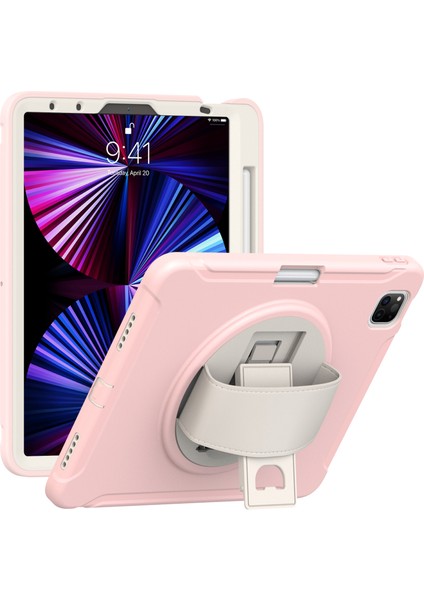 El Kayışı Pc Silikon Kic For Air 11 (2024) AIR (2020 2022) KIRAZ Çiçekleri Tablet Kılıfı (Yurt Dışından)