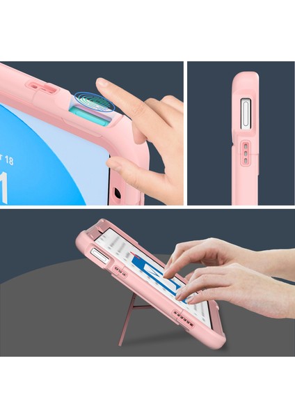 iPad 10.9 (2022) Kontrast Pc Silikon Düşmeye Dayanıklı Tekme Standı Koruyucu Tablet Kılıfı (Yurt Dışından) fırsatları