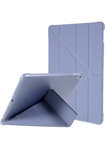 iPad 10.2 (2019 2020 2021) Origami Akıllı Deri ( Tpu apple Kalem Saklama Oluklu) Tablet Kılıfı (Yurt Dışından)