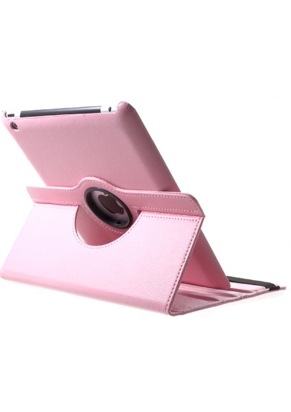 Litchi Cilt Pu Deri 360 Derece Döner Standı Folio Elastik Bantlı iPad 4 3 2 Tablet Kılıfı (Yurt Dışından)