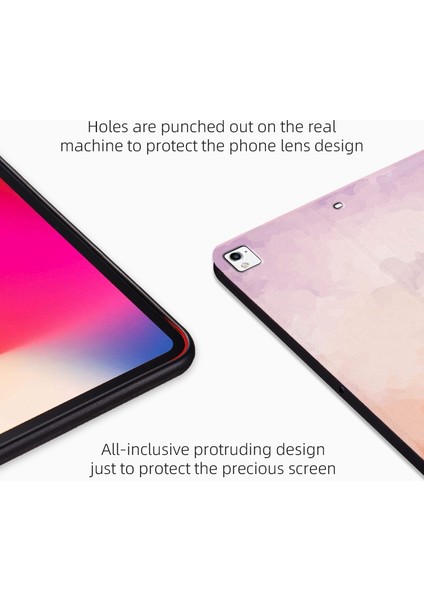 iPad Air (2013) AIR 2 Suluboya Desenli Çizilmez Otomatik Uyandırma uyku Standı Tablet Kılıfı (Yurt Dışından) indirimleri