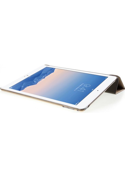 iPad Air 2 Üç Katlı Standlı Pu Deri Çift Açılı Stand Tamı Tablet Kılıfı (Yurt Dışından) indirimleri