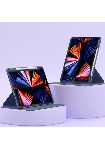iPad Air 11 (2024) AIR (2022 2020 2020 2021 2022) Pu Deri Akrilik Tpu Tablet Kılıfı (Yurt Dışından)