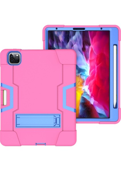 Renk Ekleme Tpu Pc Silikon Hibrit iPad Pro 12.9 Standlı Tablet Kılıfı (Yurt Dışından) indirimleri