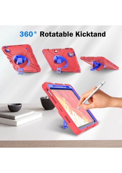 Forestl Digital iPad Pro 11 (2024) X Shaped Serisi Stand El Askısı Omuz Askılı Tablet Kılıfı (Yurt Dışından)