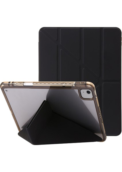 iPad Air 13 (2024) Pu Deri Origami Standı Kabuğu Tablet Kılıfı (Yurt Dışından)
