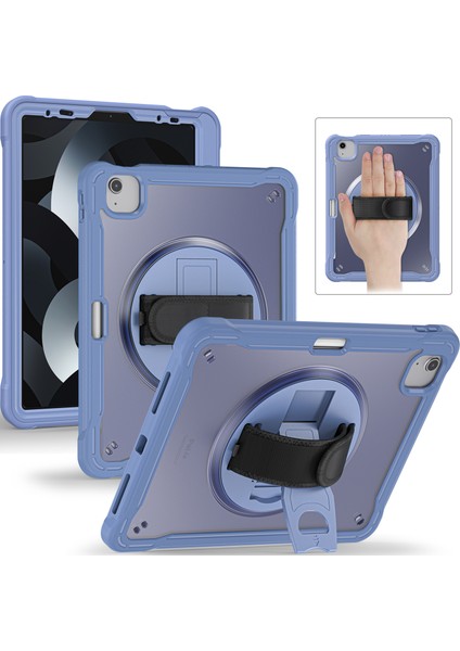 iPad Air 11 (2024) AIR (2020 2022) PRO 11 Pc Tpu El Kayışlı Lavanta Tablet Kılıfı (Yurt Dışından)