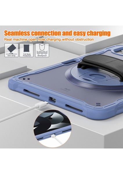 iPad Air 11 (2024) AIR (2020 2022) PRO 11 Pc Tpu El Kayışlı Lavanta Tablet Kılıfı (Yurt Dışından) modelleri