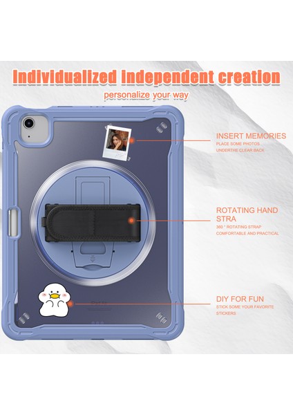 iPad Air 11 (2024) AIR (2020 2022) PRO 11 Pc Tpu El Kayışlı Lavanta Tablet Kılıfı (Yurt Dışından) fırsatları