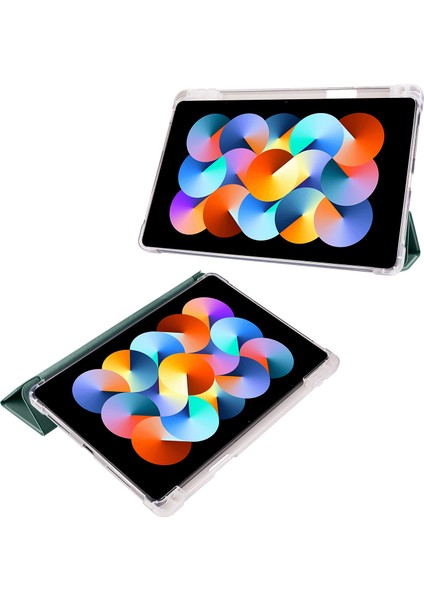 Xiaomi Redmi Için Pad Kalem Yuvası Tamı Üç Katlı Stand Pu Deri Tpu Koruyucu Tablet Kılıfı (Yurt Dışından) fiyatları