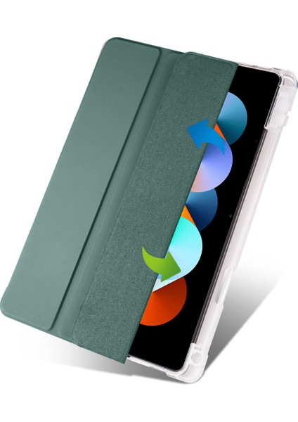 Xiaomi Redmi Için Pad Kalem Yuvası Tamı Üç Katlı Stand Pu Deri Tpu Koruyucu Tablet Kılıfı (Yurt Dışından) modelleri