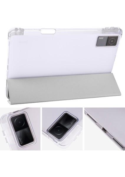 Xiaomi Redmi Için Pad Kalem Yuvası Tamı Üç Katlı Stand Pu Deri Tpu Koruyucu Tablet Kılıfı (Yurt Dışından) fırsatları