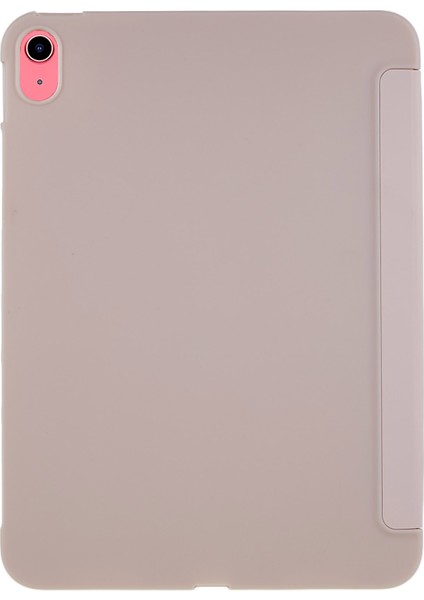 iPad 10.9 (2022) Pu Deri Üç Katlı Stand Tam Koruma Iç Tpu Petek Isı Dağılımı Tablet Kılıfı (Yurt Dışından)