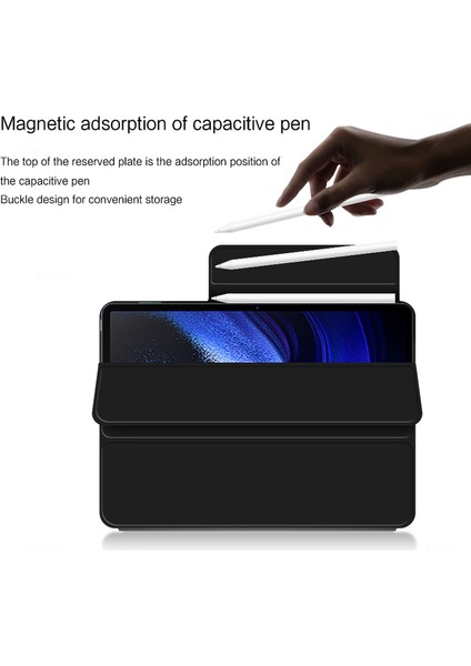 Xiaomi Pad 6 Manyetik Pu Deri Üç Katlı Koruyucu Stand Tablet Kılıfı (Yurt Dışından) indirimleri
