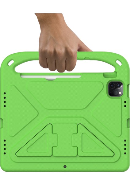 Standı Tamı Sert Eva iPad Pro 11 Saplı (2022 2021 2020 2018) YEŞIL Tablet Kılıfı (Yurt Dışından)