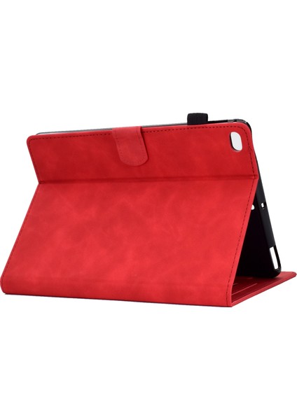 iPad Air 2 Düşmeyi Önleyici Deri Çiçek Desenli Baskılı Kart Tutuculu Stand Tablet Kılıfı (Yurt Dışından) modelleri