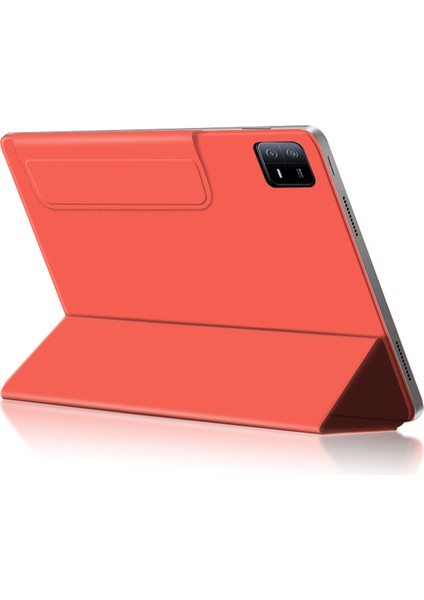 Xiaomi Pad 6 Manyetik Pu Deri Üç Katlı Koruyucu Stand Tablet Kılıfı (Yurt Dışından)