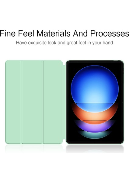 Xiaomi Pad 6 S Pro 12.4 Üç Katlı Stand Pu Deri Koruyucu Tablet Kılıfı (Yurt Dışından) fiyatları