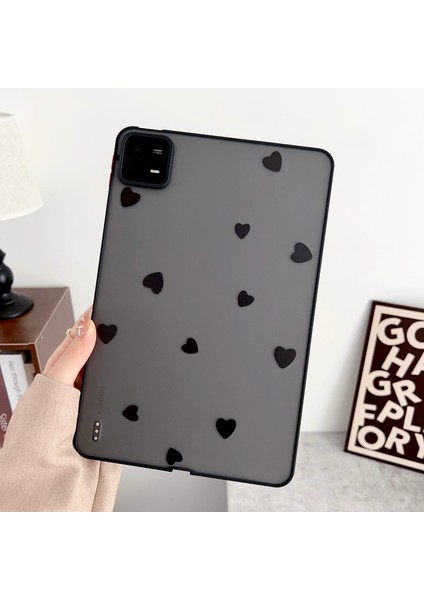 Xiaomi Pad 6 Desen Baskı Dokunmatik Yumuşak Tpu Arka Kalpler Tablet Kılıfı (Yurt Dışından)