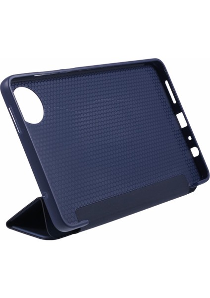 Xiaomi Redmi Için Pad Se 4g 8.7 Inç Pu Deri Silikon Üç Katlı Stand Tablet Kılıfı (Yurt Dışından) modelleri