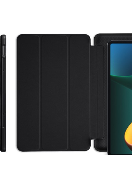 Xiaomi Pad 5 Pad 5 Pro Üç Katlı Standı Pu Deri Iç Tpu Otomatik Uyandırma Uyku Çevirme Tablet Kılıfı (Yurt Dışından) fırsatları