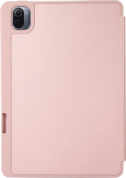 Xiaomi Pad 5 Pad 5 Pro Üç Katlı Standı Düz ​​renk Pu Deri Kalem Yuvası Tablet Kılıfı (Yurt Dışından) fırsatları