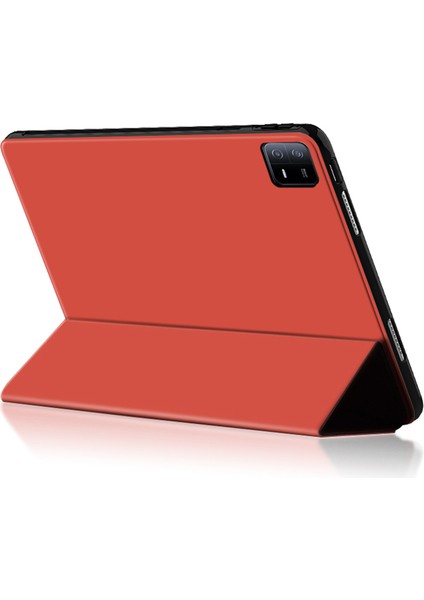 Için Xiaomi Pad 6 Pu Deri Tpu Üç Katlı Stand Koruyucu Tablet Kılıfı (Yurt Dışından)