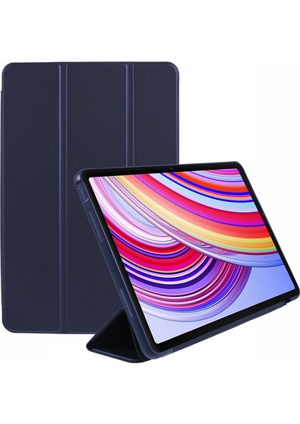 Xiaomi Redmi Için Pad Pro Pu Deri Silikon Üç Katlı Stand Pro Poco Padtective Tablet Kılıfı (Yurt Dışından)