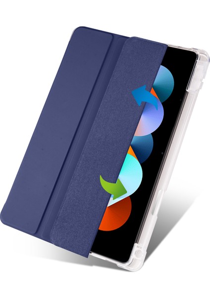 Xiaomi Redmi Için Pad Kalem Yuvası Tamı Üç Katlı Stand Pu Deri Tpu Koruyucu Tablet Kılıfı (Yurt Dışından) modelleri