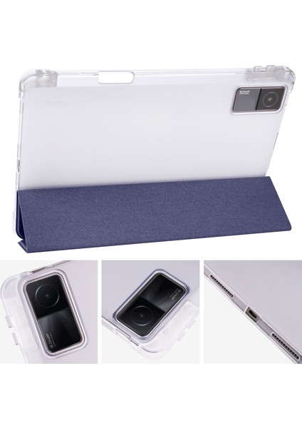 Xiaomi Redmi Için Pad Kalem Yuvası Tamı Üç Katlı Stand Pu Deri Tpu Koruyucu Tablet Kılıfı (Yurt Dışından) fırsatları