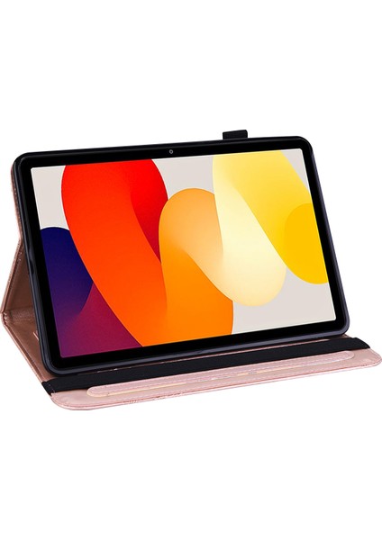 Xiaomi Redmi Pad Se Durumda Çiçek Baskılı Deri Koruyucu Tablet Kılıfı (Yurt Dışından) indirimleri