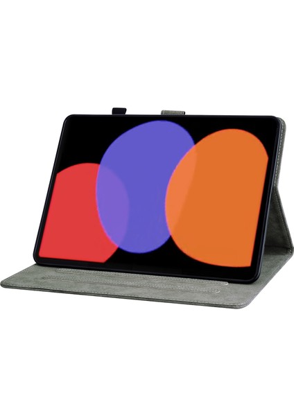 Xiaomi Pad 6 Otomatik Uyandırma ve Uyku Sevimli Kaplan Desen Pu Deri Kart Tutucu Standı Tablet Kılıfı (Yurt Dışından)