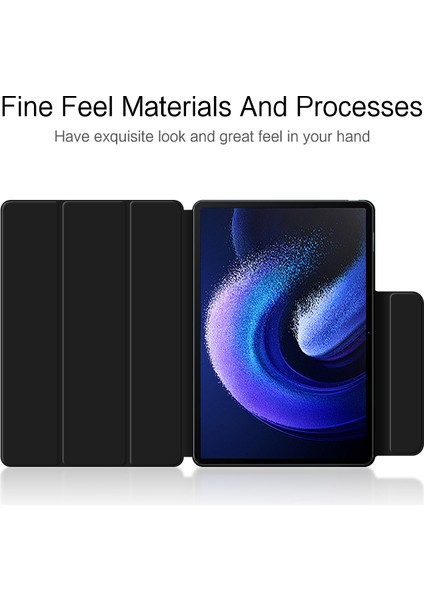 Xiaomi Pad 6 Max 14 Üç Katlı Stand Pu Deri Manyetik Emme Otomatik Uyku Uyandırma Tablet Kılıfı (Yurt Dışından) fiyatları